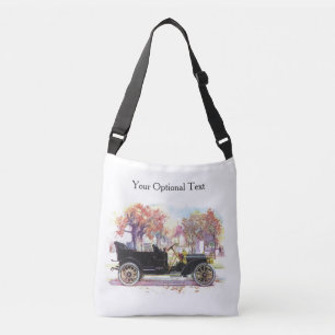Aangepaste vuilniszakken voor auto's crossbody tas