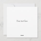 Aangepaste vulkaankaart feestdagenkaart (Achterkant)