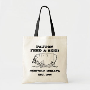 aangepaste vulvoer en Adverteren zaaigoed Tote Bag