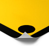 Aangepaste waarschuwingsbord poster (Hoek)