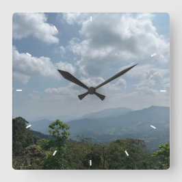 Aangepaste wandklok (voeg uw eigen foto en/of teks vierkante klok