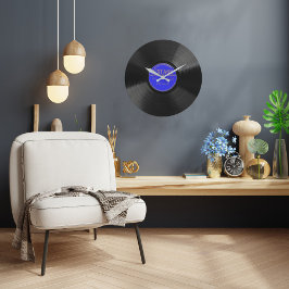 Aangepaste  wandklok voor 78-record grote klok