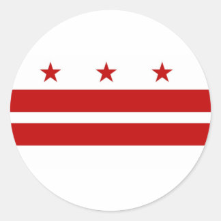 aangepaste Washington DC Ronde Sticker