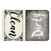 Aangepaste wasmachine met vuile, schone magneet (Horizontaal)