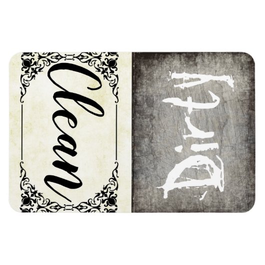 Aangepaste wasmachine met vuile, schone magneet (Horizontaal)