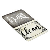 Aangepaste wasmachine met vuile, schone magneet (Rechterzijde)