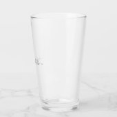 Aangepaste wasnamen bruiloft glas (Links)