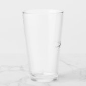 Aangepaste wasnamen bruiloft glas (Rechts)