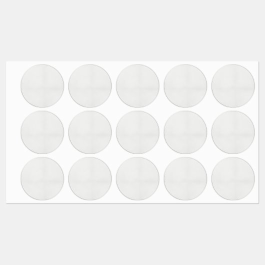 Aangepaste Waterdichte Logo Cirkel Labels (Vel)