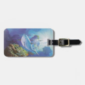 Aangepaste waterdolfijn bagagelabel (Voorkant horizontaal)