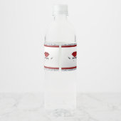 Aangepaste waterfleslabels voor de geboorte waterfles etiket (Achterkant)