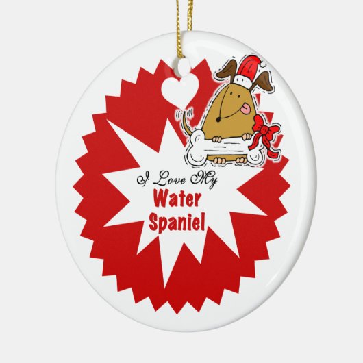 Aangepaste waterspaniel Dog Keepomwille Ornament (Links)
