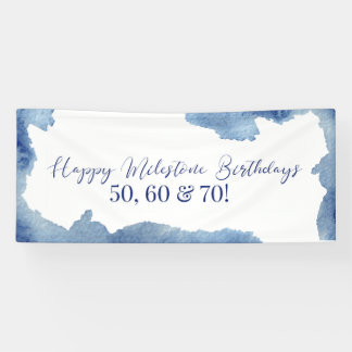 Aangepaste waterverf banner