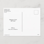 Aangepaste  waterverf bij Pasen Feestdagenkaart (Achterkant)