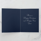 Aangepaste Waterverf Christmas Bunny Rabbit Kaart (Binnen)