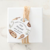 Aangepaste Waterverf Cookie Baking Bedankjes Labels (In situ)