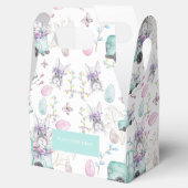 Aangepaste Waterverf-elementen Pasen Bedankdoosjes (Geopend)