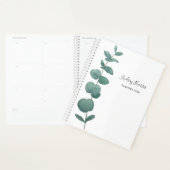 Aangepaste Waterverf Eucalyptus Planner (Display)