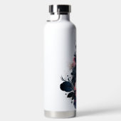 Aangepaste waterverf floraal waterfles (Rechts)