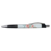 Aangepaste  Waterverf Floral en Stripes Pen (Bovenkant)