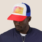 Aangepaste Waterverf Gradient Trucker Hat Pet (In situ)