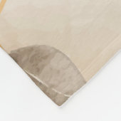 Aangepaste waterverf groene en gouden aangepaste n fleece deken (Hoek)