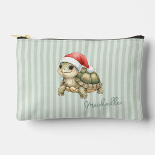 Aangepaste waterverf Kerstschildpad Sinterklaashoe Etui