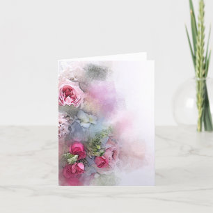 Aangepaste Waterverf Kunst Rozen Bloemen bloemen M