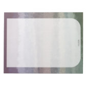 AANGEPASTE Waterverf OMbre-lijst: winkelnotities Notitieblok (Voorkant)