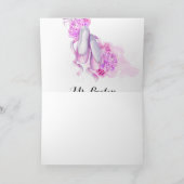 Aangepaste Waterverf van de Balletleraar Kaart (Binnen)