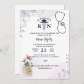 Aangepaste Waterverf van het Afstuderen voor verpl Kaart (Voorkant / Achterkant)