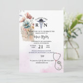 Aangepaste Waterverf van het Afstuderen voor verpl Kaart (Staand voorkant)