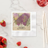 Aangepaste waterverf verjaardag servet (Insitu)