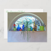 Aangepaste Waterverf voor halve maan venster Briefkaart (Voorkant / Achterkant)