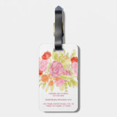 Aangepaste Waterverf voor pasta's met platte produ Bagagelabel (Achterkant verticaal)