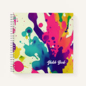 Aangepaste Waterverf voor schetsboek Notitieboek (Voorkant)