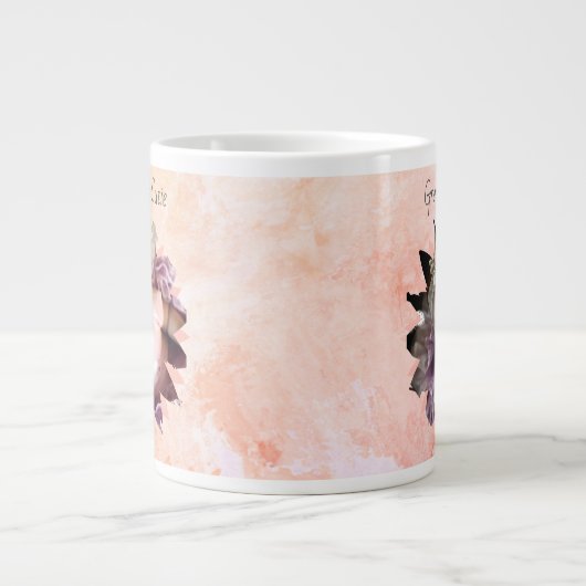 Aangepaste Waterverf voor Vloervormig fotopasta Extra Grote Beker (Voorkant)