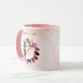 Aangepaste Waterverf voor Vloervormig fotopasta Mok (Voorkant links)