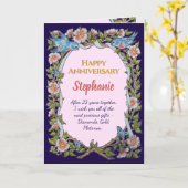 Aangepaste wc papier tekort Humor Jubileum Kaart (Gele Bloem)