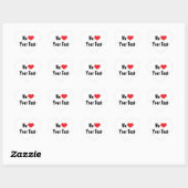 Aangepaste 'We Love' Sticker (Vel)