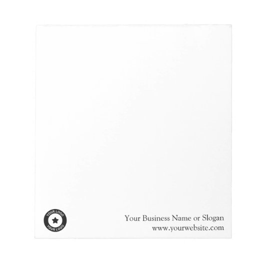 Aangepaste website voor bedrijfsnaam Website - Pro Notitieblok (Voorkant)