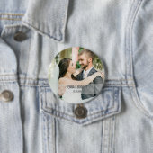 Aangepaste WEDDING Photo Button (In situ)