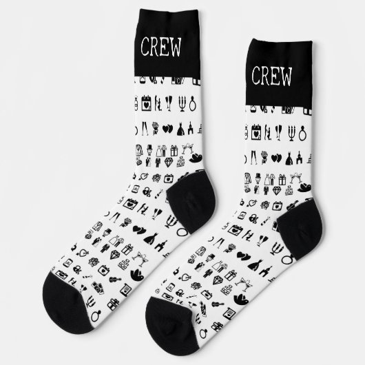 Aangepaste weduwenobjecten sokken (Links)