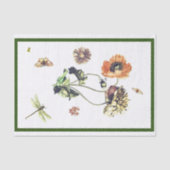 AANGEPASTE WEEFSELPAPIERPOPPEN EN INSECTEN TISSUEPAPIER (Voorkant)