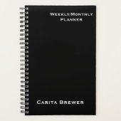 Aangepaste weekplanning/maandelijkse planning planner (Voorkant)