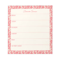 Aangepaste weekplanning  Rode Floral