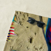 Aangepaste Welkom Home Strandlaken met Ballonnen (In situ)