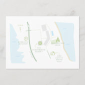 Aangepaste welkomstkaart voor de bruiloft van ANNE Informatiekaartje (Achterkant)