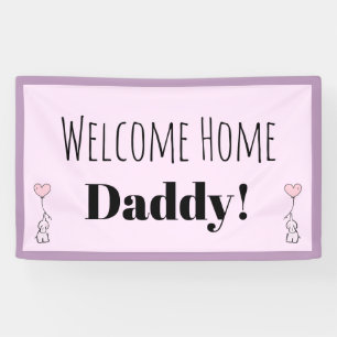 Aangepaste welkomststartroze handmatige banner