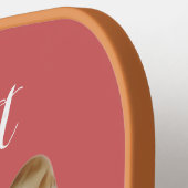 Aangepaste Welsh Corgi Dog gepersonaliseerde teken Pickleball Paddle (Links Detail)